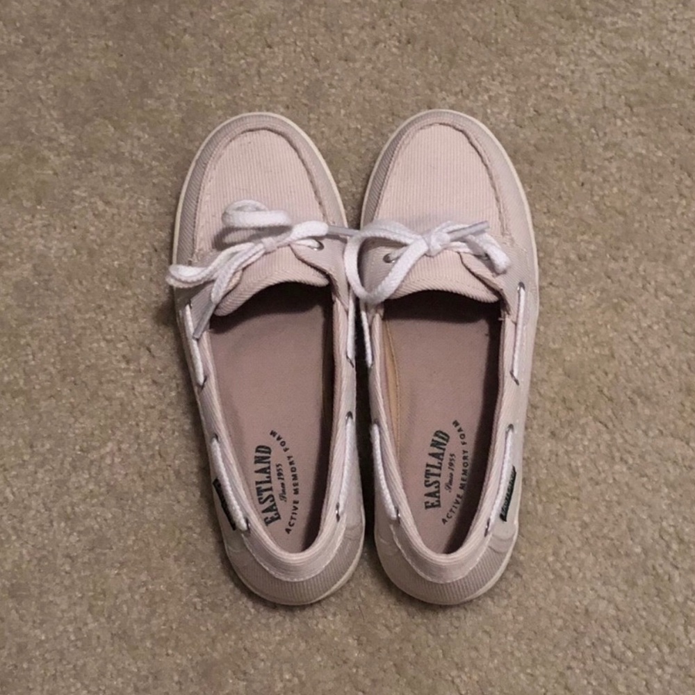 Eastland Skip Women’s Canvas Boat Shoe-NEVER WORN